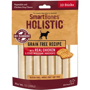 SmartBones Holistic Chicken Sticks Grain-Free Dog Treats, 10 count