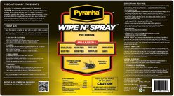 Pyranha Wipe N' Spray Fly Protection Horse Spray, 32-oz bottle slide 2 of 2