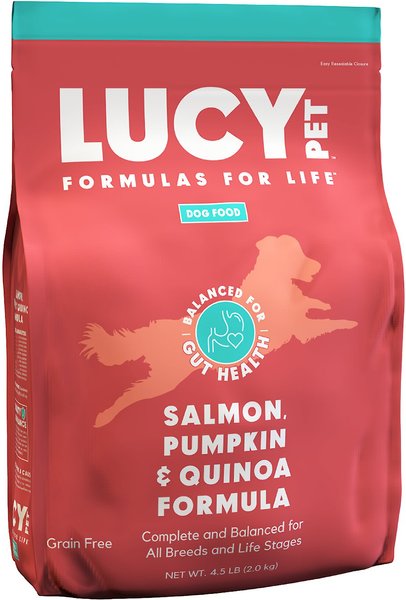 Lucy Pet Products Formulas for Life Grain-Free Salmon, Pumpkin & Quinoa Formula Dry Dog Food, 4.5-lb bag slide 1 of 9