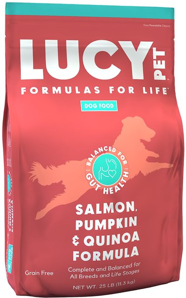 Lucy Pet Products Formulas for Life Grain-Free Salmon, Pumpkin & Quinoa Formula Dry Dog Food, 25-lb bag slide 1 of 9