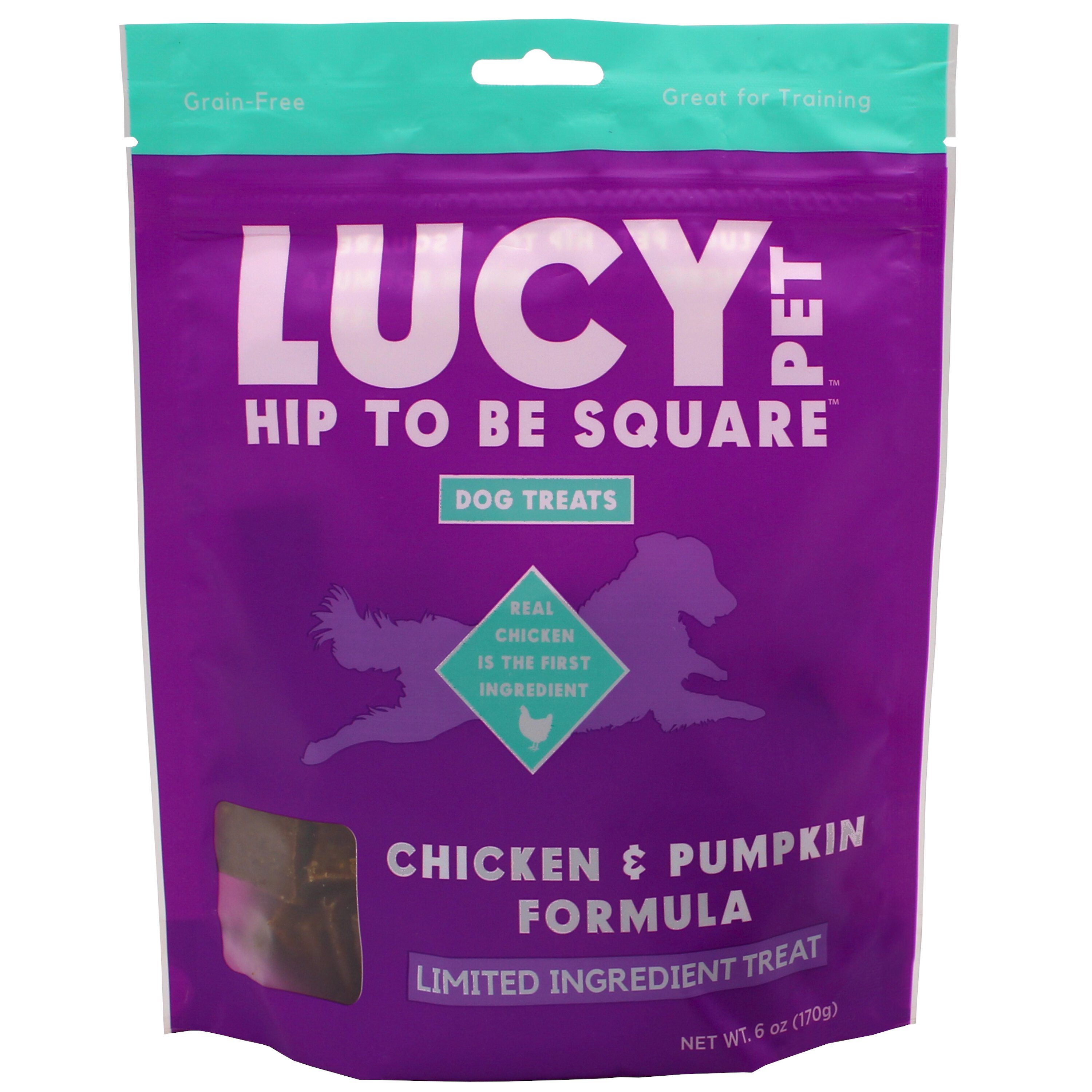 LUCY PET PRODUCTS Hip To Be Square Chicken & Pumpkin Formula GrainFree