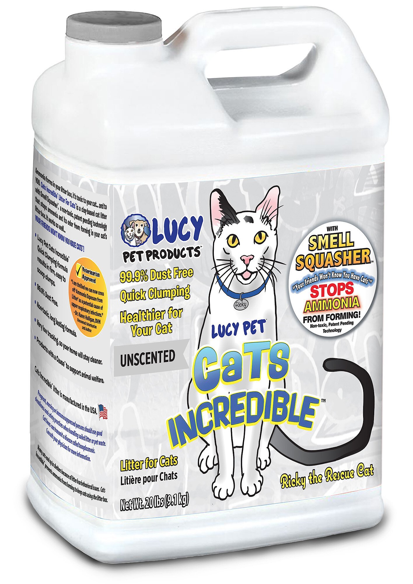 Does this produce much dust? I have an asthmatic cat. Also, does it