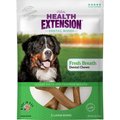 Health Extension Fresh Breath Mint Flavored Dental Dog Treats, Large, 3 count