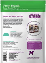 Health Extension Fresh Breath Mint Flavored Dental Dog Treats, Large, 3 count slide 2 of 8
