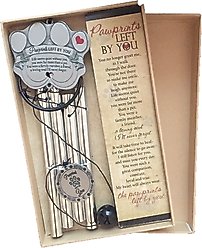 Pawprints Left by You Pet Memorial Windchime, 18-inch