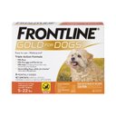 Frontline Gold for Dogs Flea & Tick Treatment (Small Dog, 5-22 lbs) 3 Doses (Orange Box)