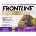 Frontline Gold for Dogs Flea & Tick Treatment (Large Dog, 45-88 lbs.) 3 Doses (Purple Box)