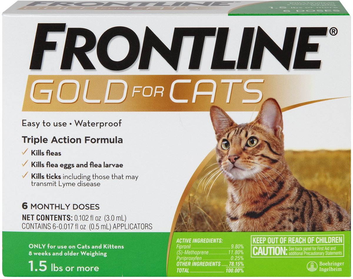 Frontline gold hot sale for dogs directions