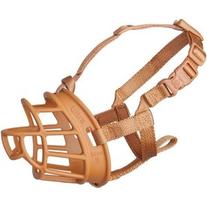 Baskerville Ultra Dog Adjustable Basket Muzzle, Tan, Size 3