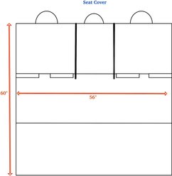 Plush Paws Products Center Console Access Seat Cover with Removable Hammock, Regular slide 2 of 8