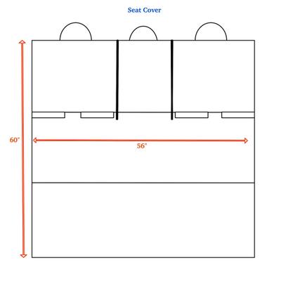 Show full view: Plush Paws Products Center Console Access Seat Cover with Removable Hammock, Regular slide 3 of 11