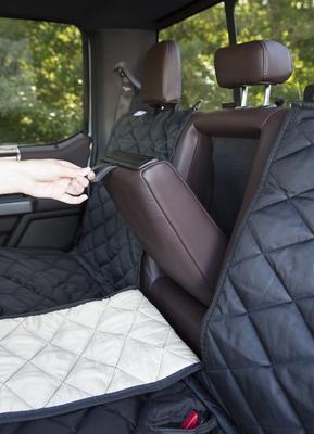Show full view: Plush Paws Products Center Console Access Seat Cover with Removable Hammock, Regular slide 5 of 11