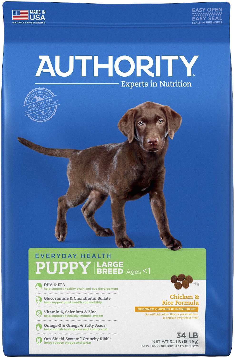 chewy authority dog food