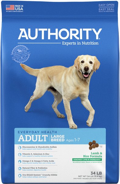 Authority lamb and shop rice dog food