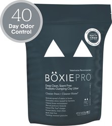 Boxiecat Deep Clean Unscented Probiotic Clumping Clay Cat Litter, 16-lb bag slide 1 of 7