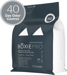 Boxiecat Deep Clean Unscented Probiotic Clumping Clay Cat Litter, 28-lb bag