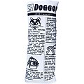 Pet Qwerks Krinkle & Squeak Newspaper Stuffing-Free Plush Dog Toy, Small