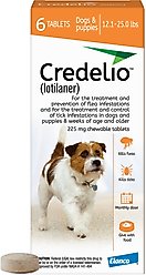 Credelio Chewable Tablet for Dogs, 12.1-25 lbs, (Orange Box), 6 Chewable Tablets (6-mos. supply) slide 1 of 8