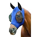 WeatherBeeta Stretch Bug Eye Horse Fly Mask with Covered Ears, Navy/Black, Full