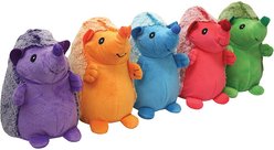 Multipet Hedgehog Squeaky Plush Dog Toy, Color Varies slide 2 of 4