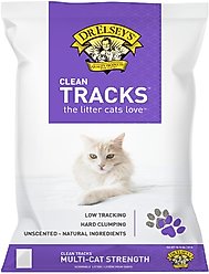 Dr. Elsey's Clean Tracks Multi-Cat Unscented Clumping Clay Cat Litter, 40-lb bag slide 2 of 5