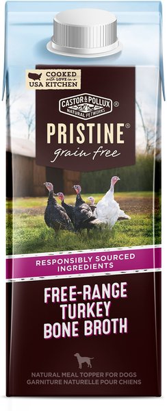 CASTOR POLLUX PRISTINE Free Range Turkey Bone Broth Grain Free