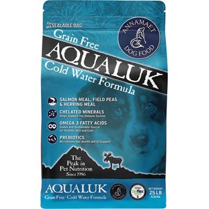 Annamaet Grain-Free Aqualuk Cold Water Formula Dry Dog Food, 25-lb bag