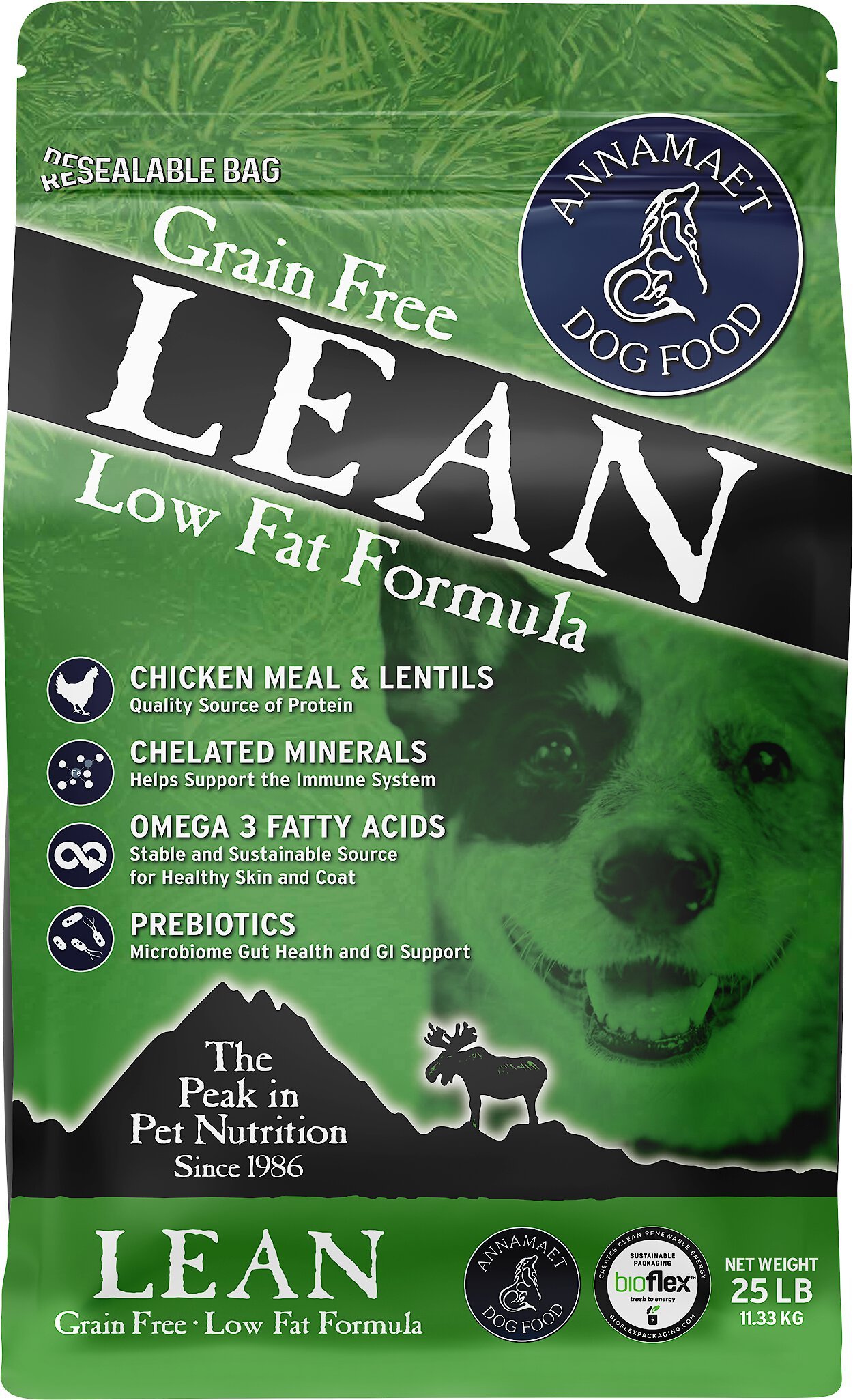 Low fiber dog food hotsell