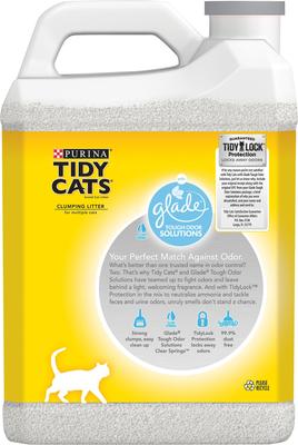 Show full view: Tidy Cats Glade Tough Scented Clumping Clay Cat Litter, 20-ln jug, case of 2 slide 3 of 11
