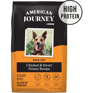 American Journey Senior Chicken & Sweet Potato Recipe Grain-Free  Dry Dog Food, 24-lb bag