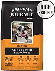 American Journey Healthy Weight Chicken & Sweet Potato Recipe Grain-Free Dry Dog Food, 24-lb bag