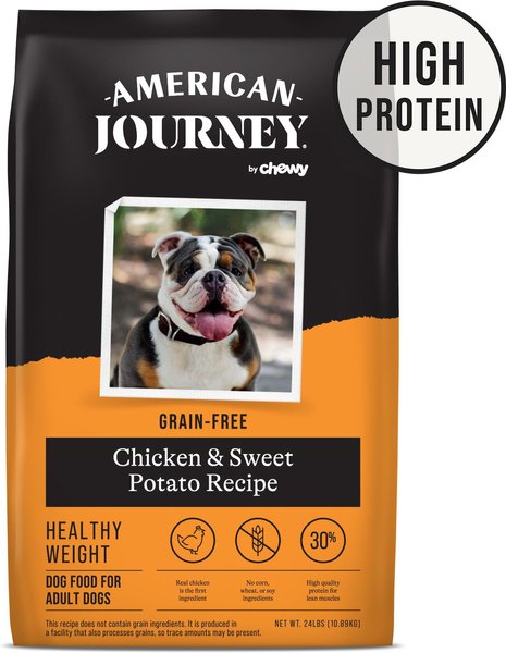 American Journey Healthy Weight Chicken & Sweet Potato Recipe Grain-Free Dry Dog Food, 24-lb bag slide 1 of 10