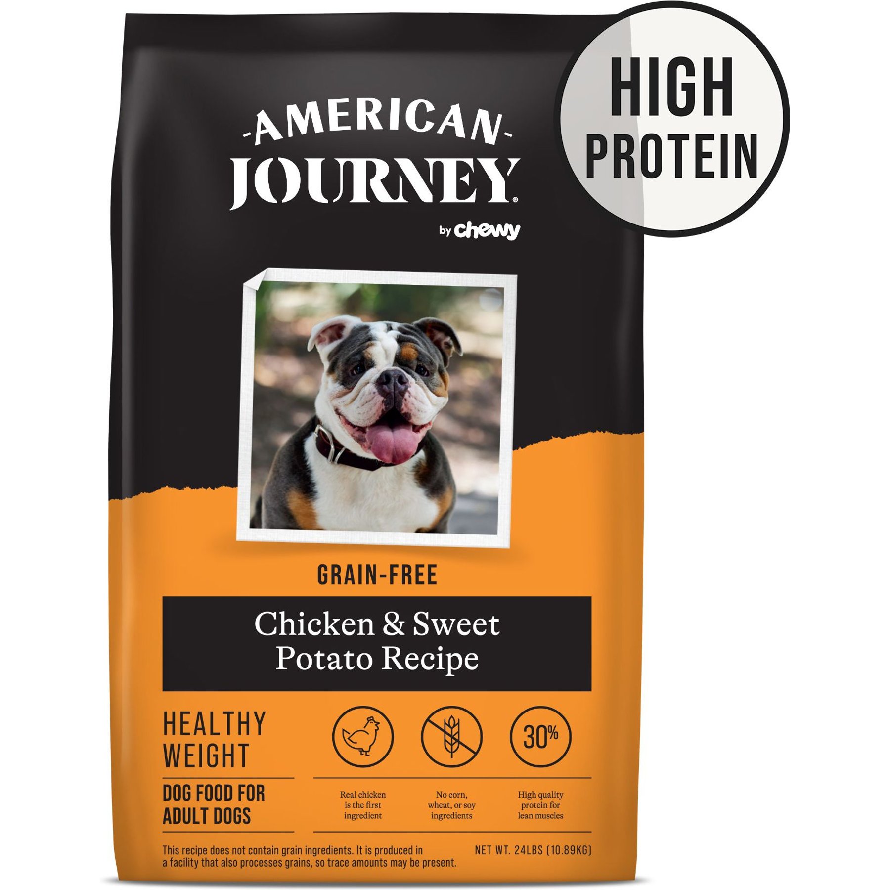 AMERICAN JOURNEY Grain Free Healthy Weight Chicken Sweet Potato