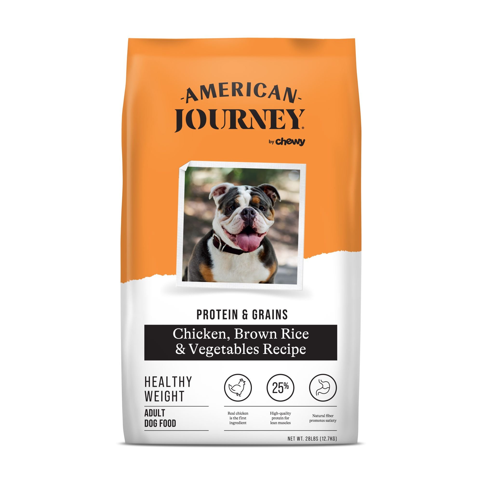 AMERICAN JOURNEY Protein & Grains Healthy Weight Chicken, Brown Rice