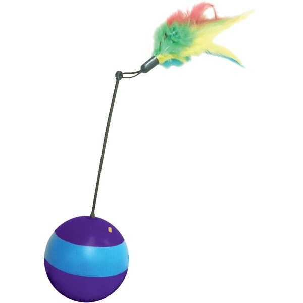 ETHICAL PET Spin About Electronic Laser & Treat Dispenser Cat Toy