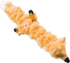 Ethical Pet Skinneeez Extreme Quilted Fox Stuffing-Free Squeaky Plush Dog Toy, Large