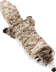 Ethical Pet Skinneeez Extreme Quilted Raccoon Stuffing-Free Squeaky Plush Dog Toy, Small