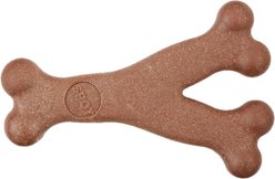 Ethical Pet Bam-bones Wishbone Bacon Tough Dog Chew Toy, Small