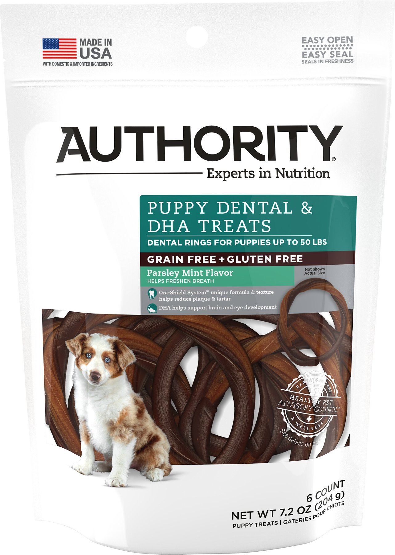 authority dental puppy teething rings dog treat