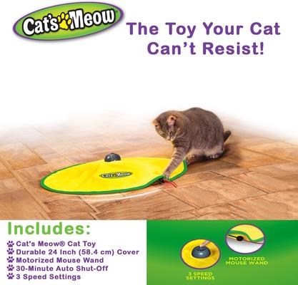 Show full view: Cat's Meow Motorized Chaser Cat Toy slide 4 of 9