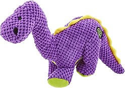 GoDog Dinos Chew Guard Bruto Squeaky Plush Dog Toy, Large