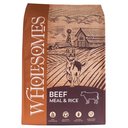 Wholesomes Beef Meal & Rice Formula Dry Dog Food, 40-lb bag