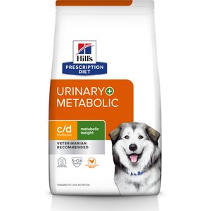 Hill's Prescription Diet c/d Multicare + Metabolic, Urinary + Weight Care Chicken Flavor Dry Dog Food, 8.5-lb bag