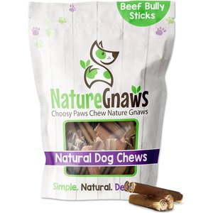 Nature Gnaws Bully Stick Bites 2 - 3" Dog Treats, 30 count