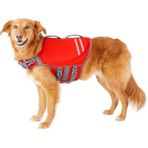 Frisco Neoprene Dog Life Jacket, Red, Large