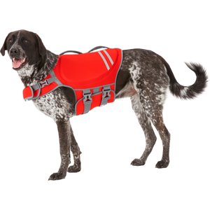 Frisco Neoprene Dog Life Jacket, Red, X-Large