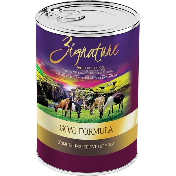 ZIGNATURE Goat Limited Ingredient Formula Canned Dog Food, 13oz, case