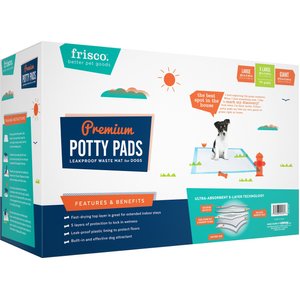 Frisco Extra Large Dog Training & Potty Pads, 28 x 34-in, Unscented, 75 count