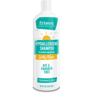Frisco Hypoallergenic Puppy & Kitten Shampoo, Unscented, 20-oz bottle