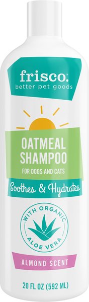 Frisco Oatmeal Dog & Cat Shampoo, Almond Scent, 20-oz bottle slide 1 of 6